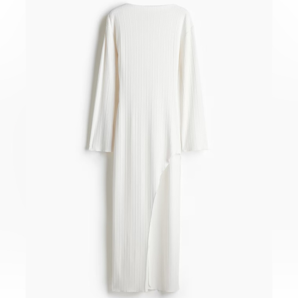 H&M RIBBED ASYMMETRICAL DRESS